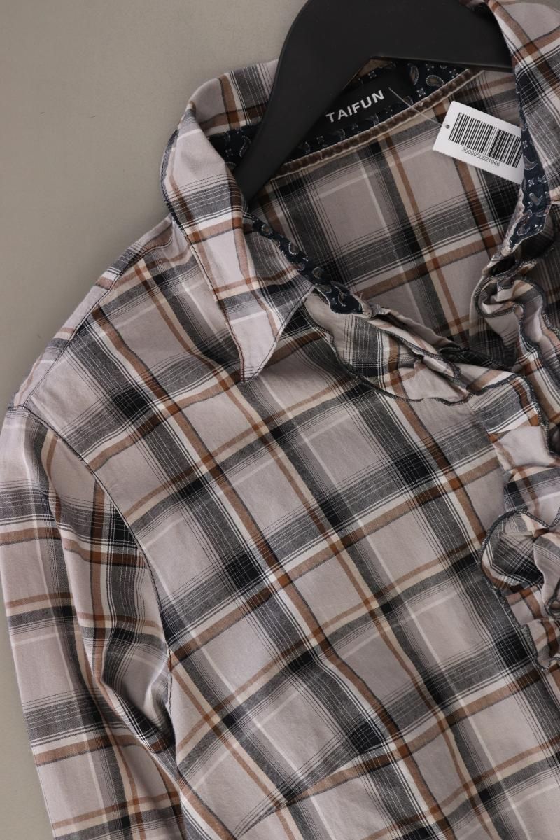 Chemisiers: Taifun Rüschenbluse Gr. 46 kariert braun – D'occasion à Neustadt an der Waldnaab par SecondLifeFashion 3