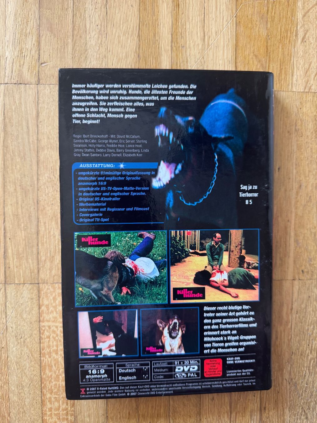 Alle DVDs: KILLER HUNDE.  (DVD/HART BOX) – Gebraucht aus Basel von san_2qlq 1