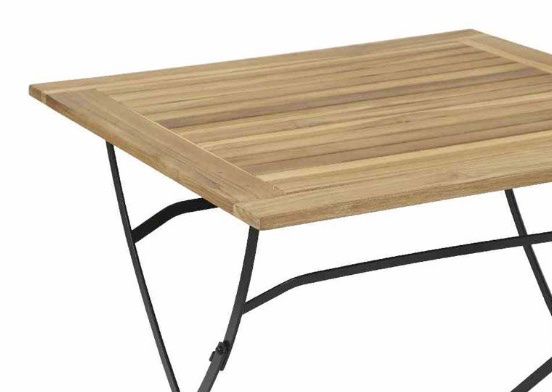Tavoli: Biergartentisch langlebig, quadratisch 80 x 80 cm, klappbar – Nuovo (secondo la descrizione) da Aarau venduto da InaGruenhagen 1