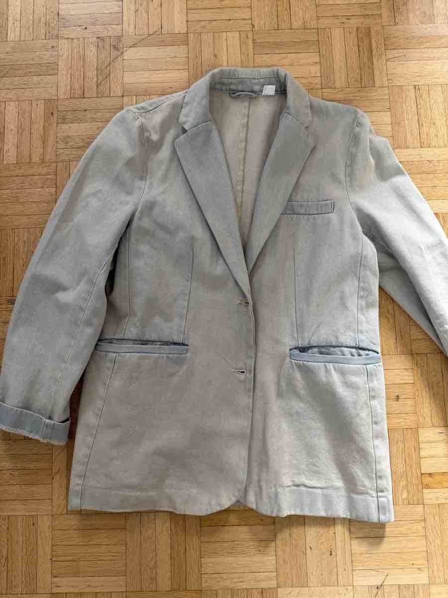 H&M Giacche: H&M Blazer in Hellblau Grösse S oversize – Nuovo e nell'imballaggio originale da Würenlos venduto da Style_lounge 1
