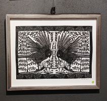 moderner Scherenschnitt original 1992