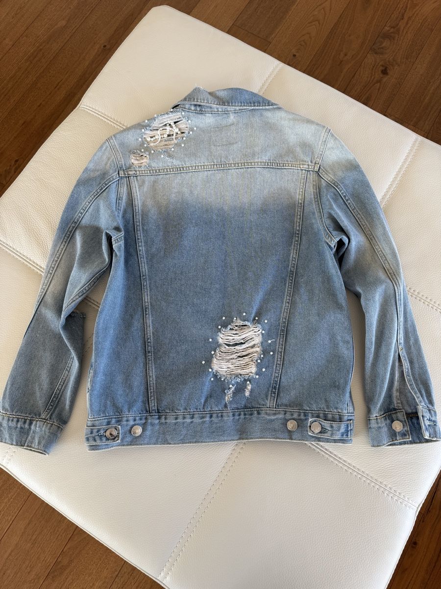 Guess Jacken: GUESS Denim Jacket With Pearls, Size XS – Neu (gemäss Beschreibung) aus Forch von ele_9gsf 2