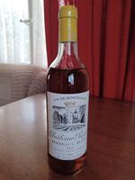 Bouteille ancienne de vin blanc 1984