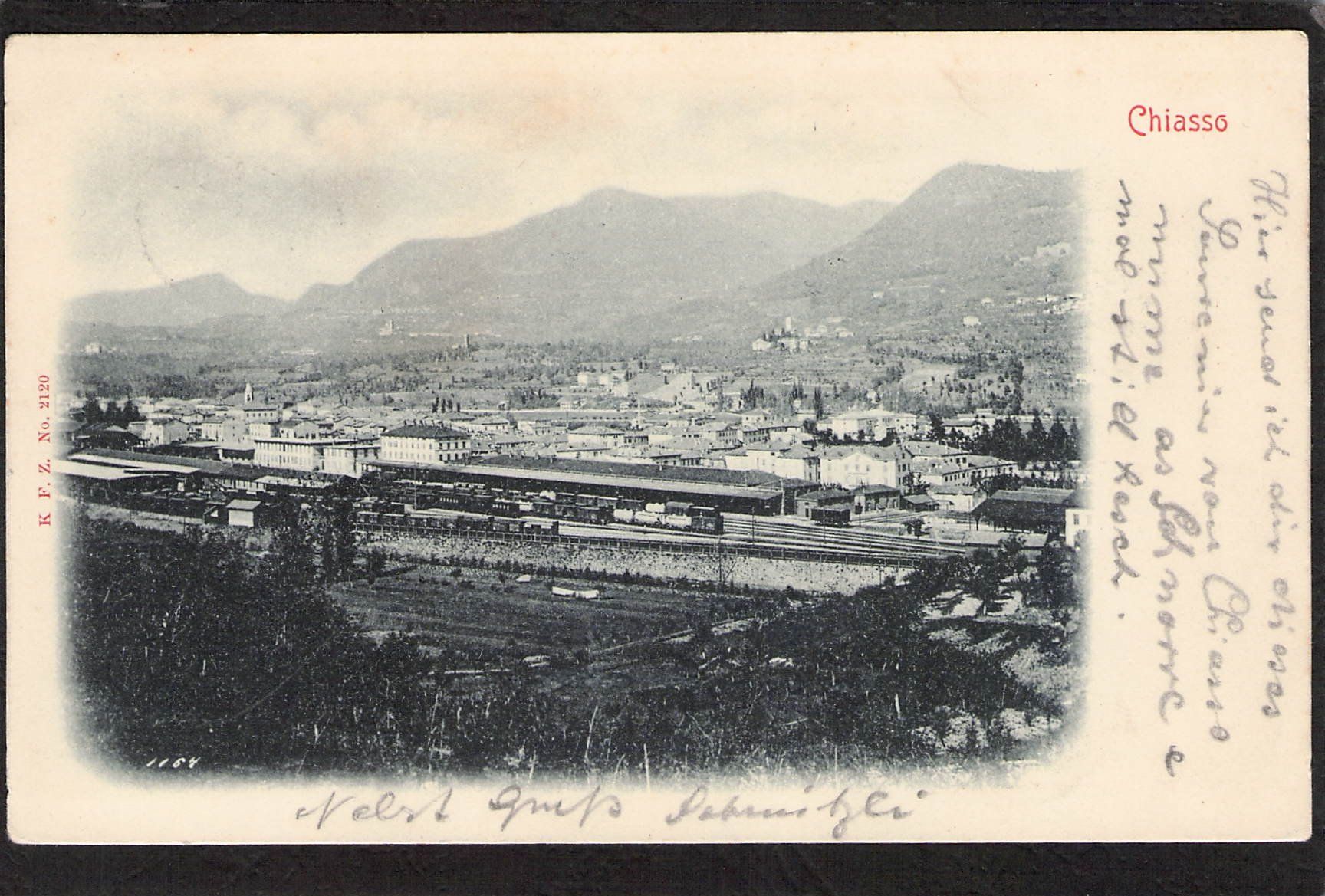 Cartoline postali: Chiasso TI , gel. 5.IV.1900 – Usato da Reichenburg venduto da Pipo-67