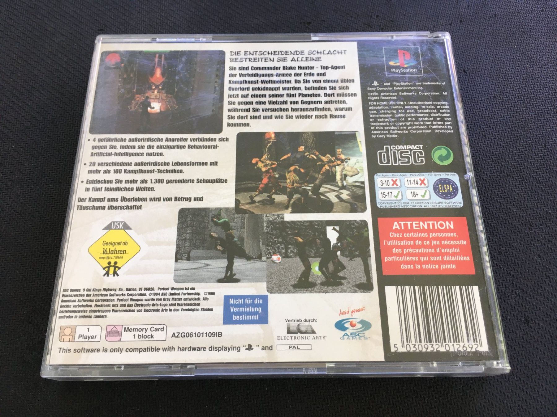 Sony Giochi: Perfect Weapon - Playstation 1 / PS1 – Usato da St.Gallen venduto da Punktchen01 2