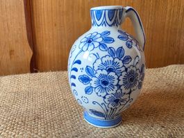 Antike kleine Vase Gefäss Delft Porzellan