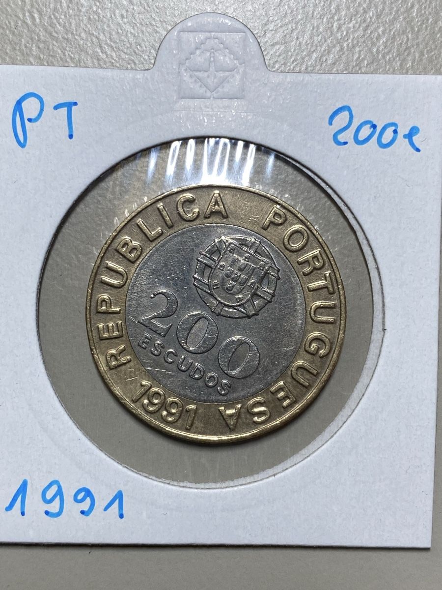 Tutti le monete: Portugal - 200 escudos - 1991 – Usato da Payerne venduto da Mike1682
