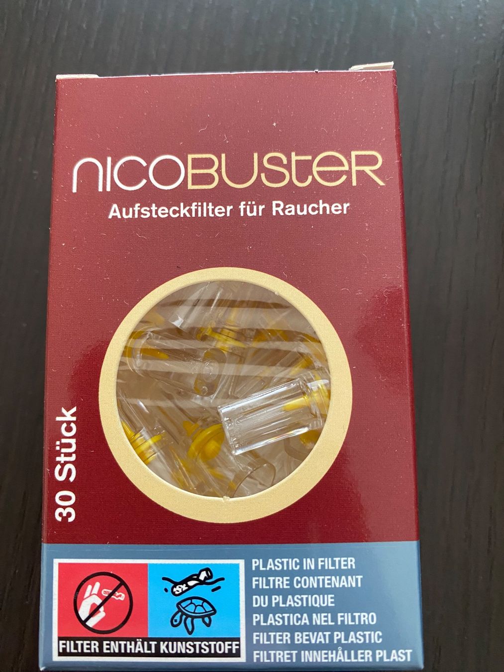 Altri Prodotti per fumatori: Nicobuster Aufsteckfilter für Zigaretten – Nuovo e nell'imballaggio originale da Ueberstorf venduto da Nadine0113