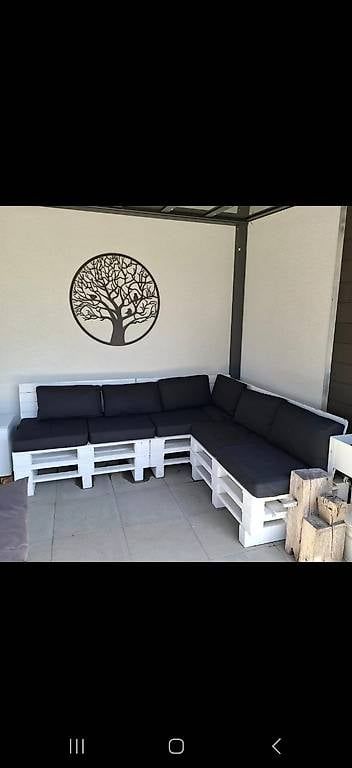 Sofas: Paletten-Lounge – Gebraucht aus Bennau von minggis-welt