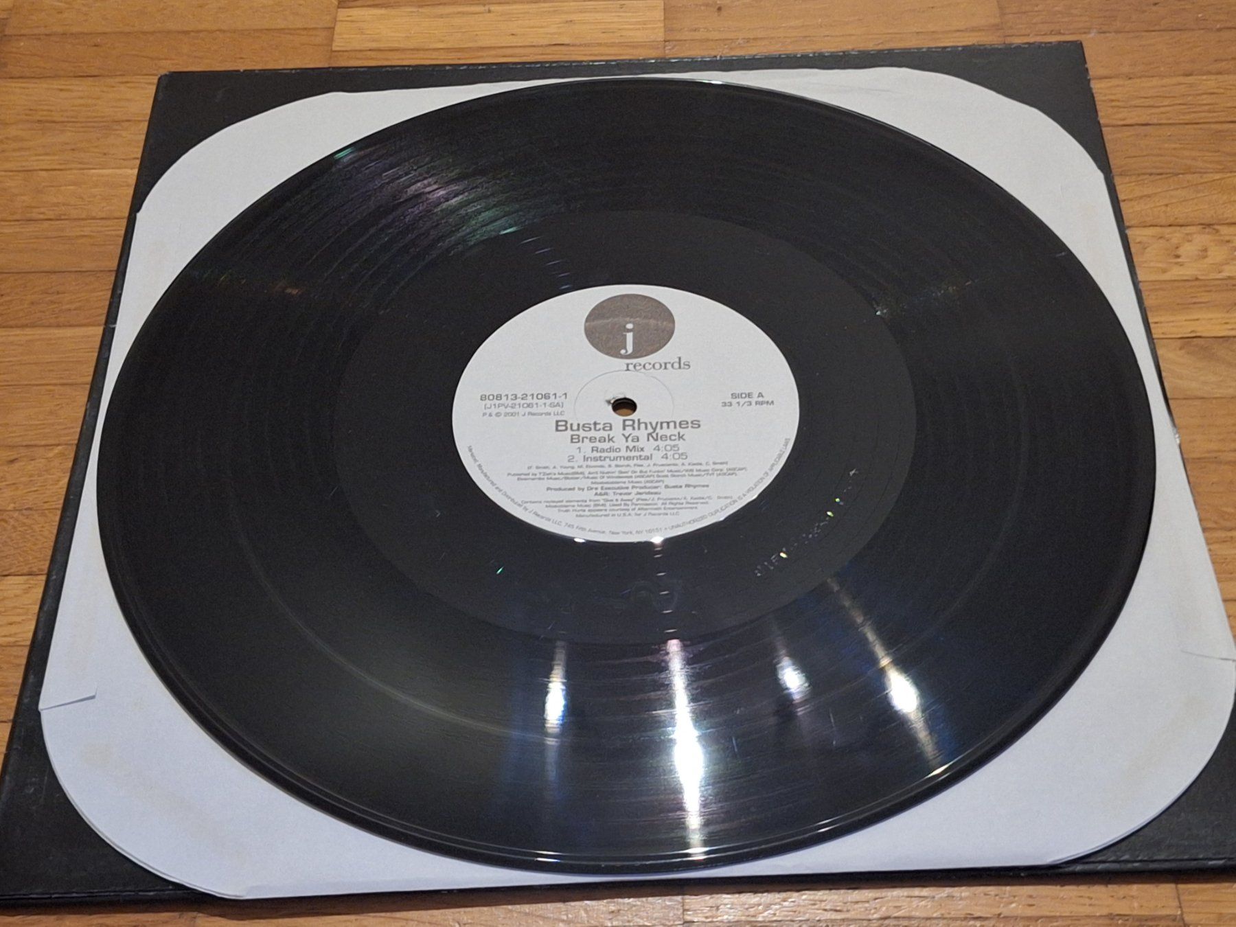 Dischi in vinile: Busta Rhymes, Break Ya Neck - 12" Maxi USA 2001 – Nuovo (secondo la descrizione) da Oberentfelden venduto da Musicud 2