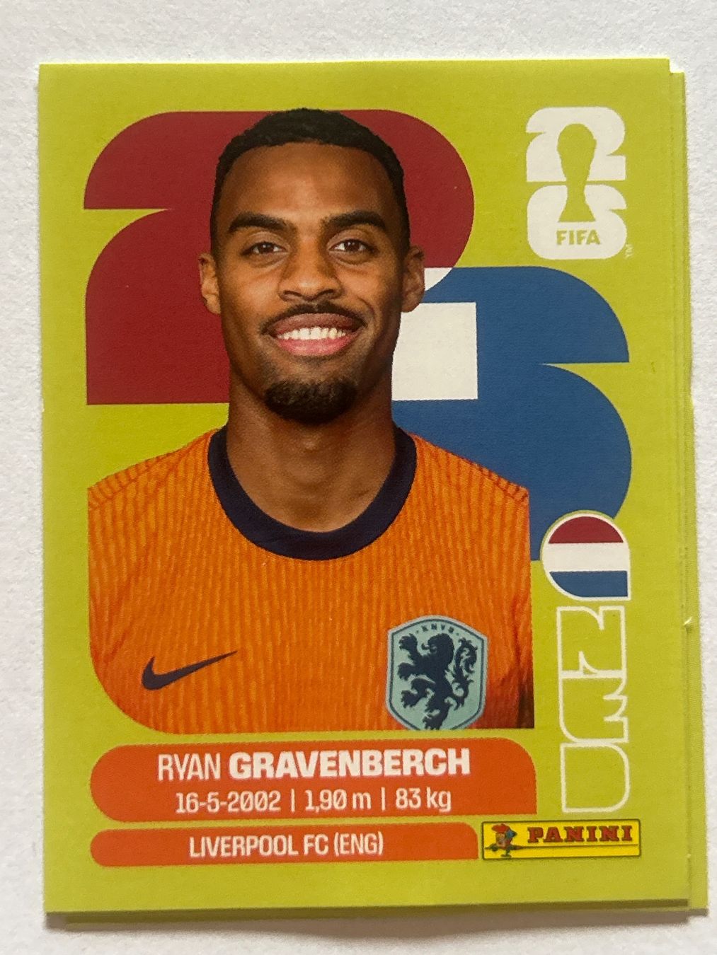 Panini Carte collezionabili: Panini WM 2026 Sticker - Gravenberch NED 11 – Nuovo (secondo la descrizione) da Troistorrents venduto da sim_d75d