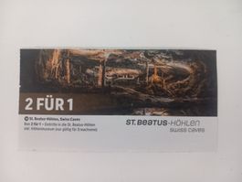 2 für 1 Gutschein St. Beatus-Höhlen inkl. Höhlenmuseum