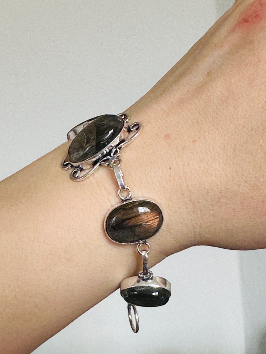 Bracciali & Braccialetti: Labradorite Gemstone Bracelet 7-8" – Nuovo e nell'imballaggio originale da Genève venduto da AGBERG 3