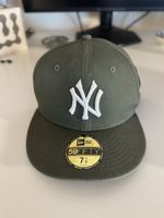 Olive New York Yankees Cap - New Era 59Fifty, Grösse 7 1/8