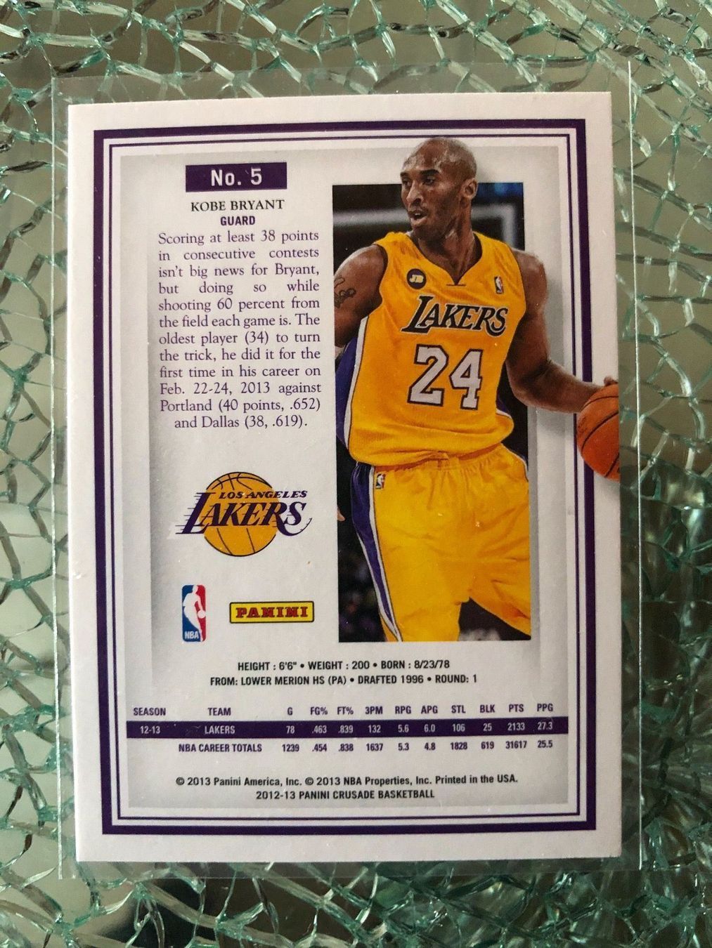 Nba Carte collezionabili: Panini Crusade Kobe Bryant – Usato da Vullierens venduto da Gaara04 1