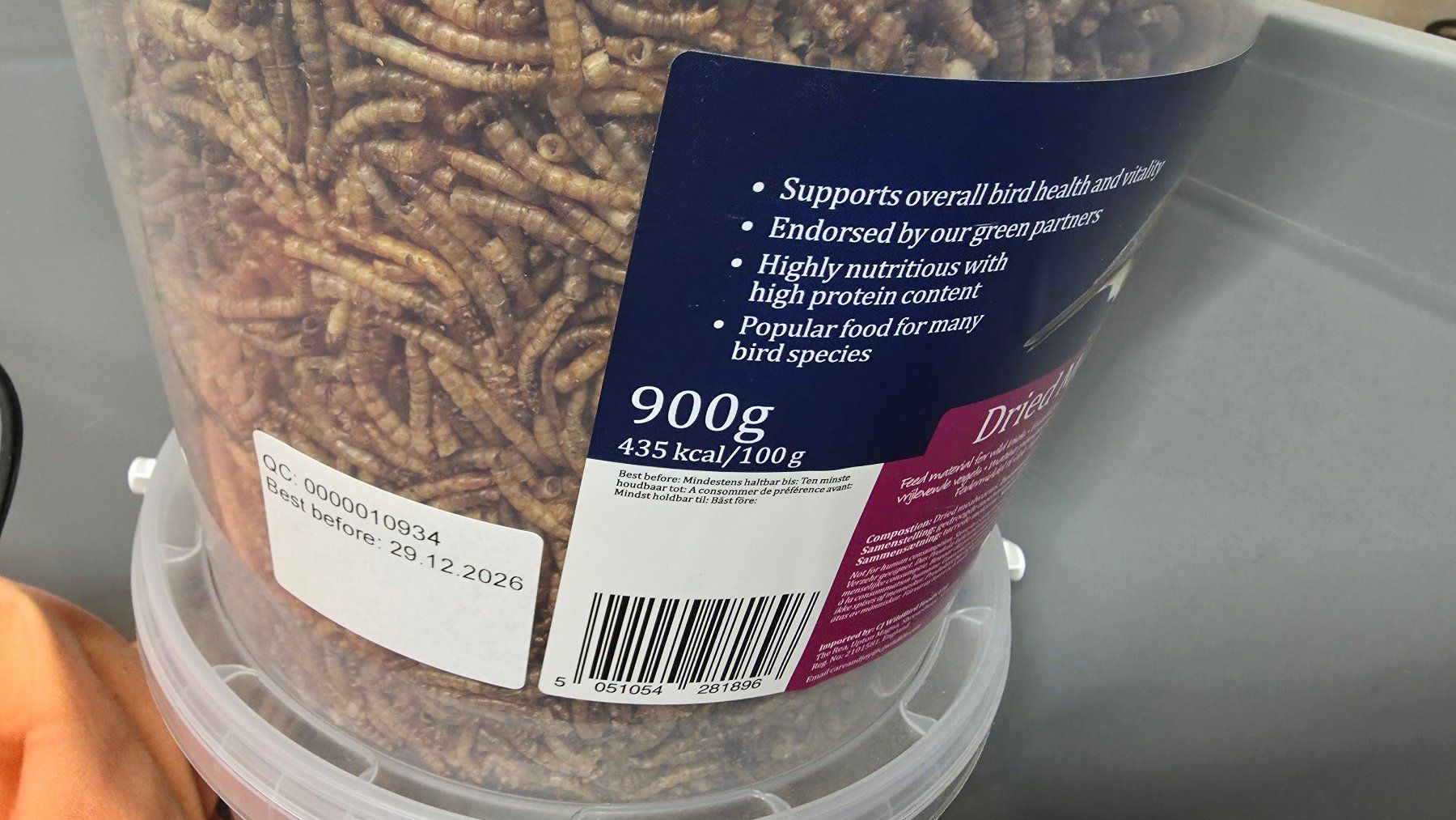 Mangimi: Mehlwürmer Eimer 900g – Nuovo (secondo la descrizione) da Schönengrund venduto da nae_8cty 3