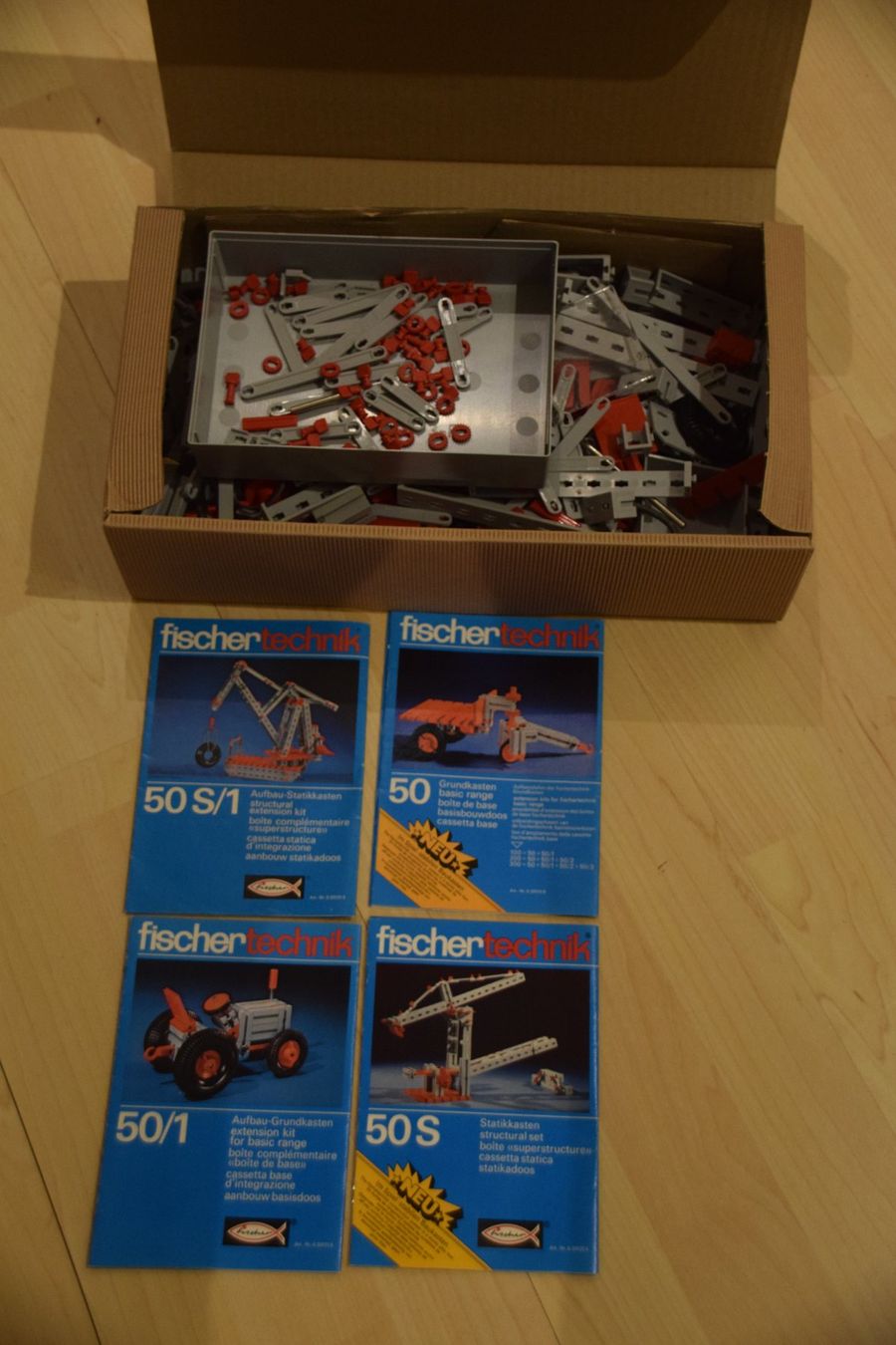 Fischer Baukästen: Fischertechnik Konvolut 4 Sets, 50/1, 50S, Vintage! – Gebraucht aus Rüti ZH von Mei996 2