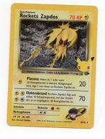 Rocket's Zapdos 15/132 Celebrations 25th Anniversary Holo EN