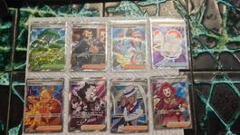 8 Pokemon Trainerkarten ab 1.-