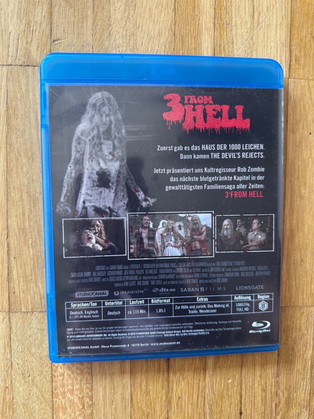 Tutti i DVDs: 3 FROM HELL. (BLU-RAY) ROB  ZOMBIE – Usato da Basel venduto da san_2qlq 1