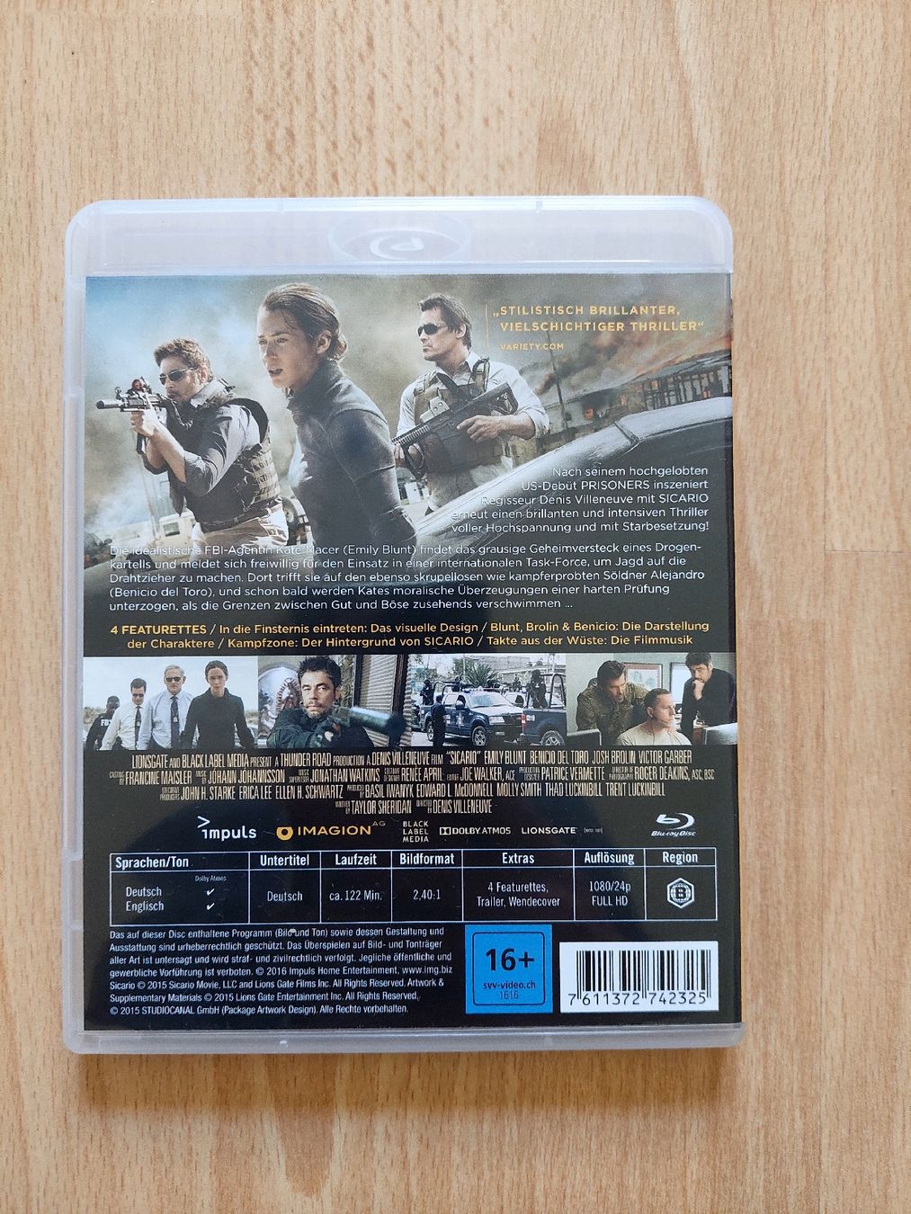 Tutti i DVDs: sicario bluray Denis Villeneuve – Usato da Biel/Bienne venduto da Totalkelly 1