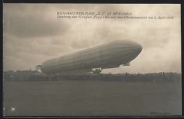 München, Landung des Grafen Zeppelin Z.
