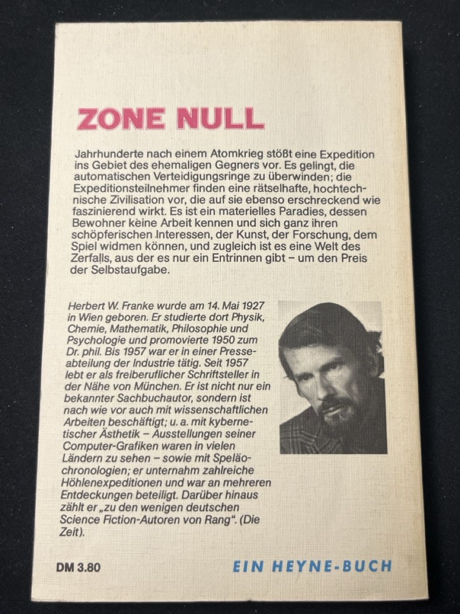 Libri: Herbert W. Franke - Zone Null - Science Fiction, Heyne – Usato da Forch venduto da tieckr 1