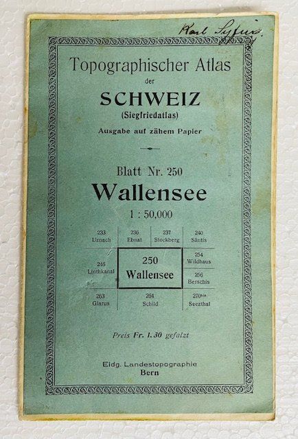 Landkarten & Atlanten: Topographischer Atlas der Schweiz – Gebraucht aus Oberrieden von Ket25