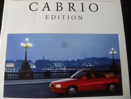 Opel Cabrio Edition Prospekt 1992