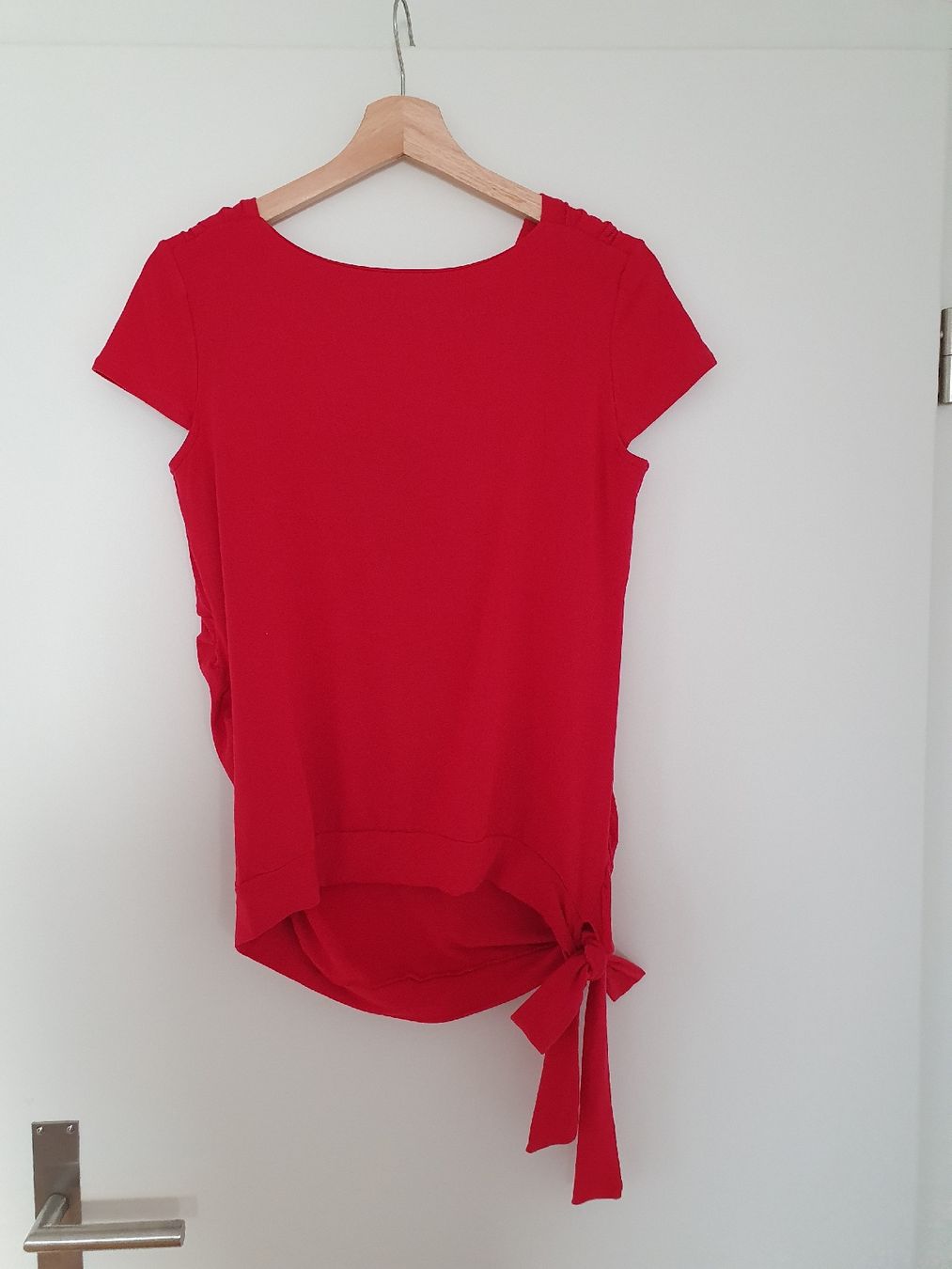 Top: Rotes Umstandstop von Bebefield, Gr. 38, Top Zustand! – Usato da Einigen venduto da thundermother 2