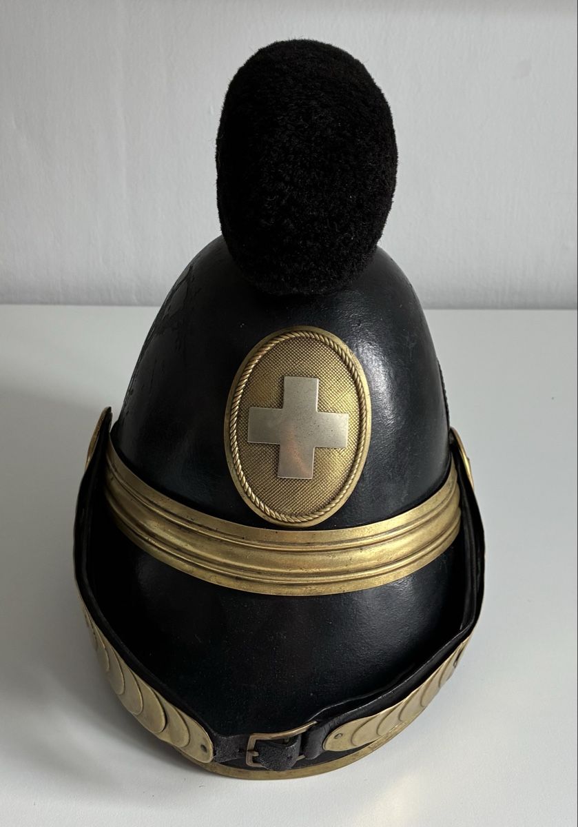 Schweizer Armee Uniformen: Raupenhelm 1842 Aargau – Gebraucht aus Gutenswil von Antiques77