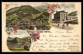 Litho Wattwyl, Gesamtansicht, Webschule
