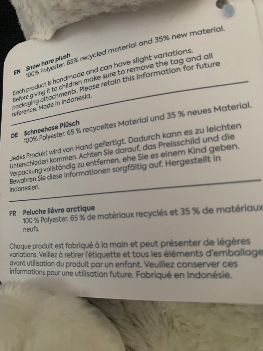 Giocattoli: Schneehase Plüsch – Nuovo (secondo la descrizione) da Emmen venduto da Bgucci_girl 3