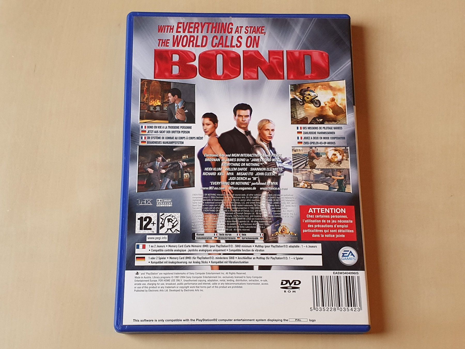 Sony Spiele: James Bond 007 Everything or Nothing – Gebraucht aus Stansstad von collectorsshop 1