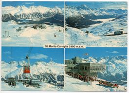 ST. MORITZ Corviglia - Luftseilbahn