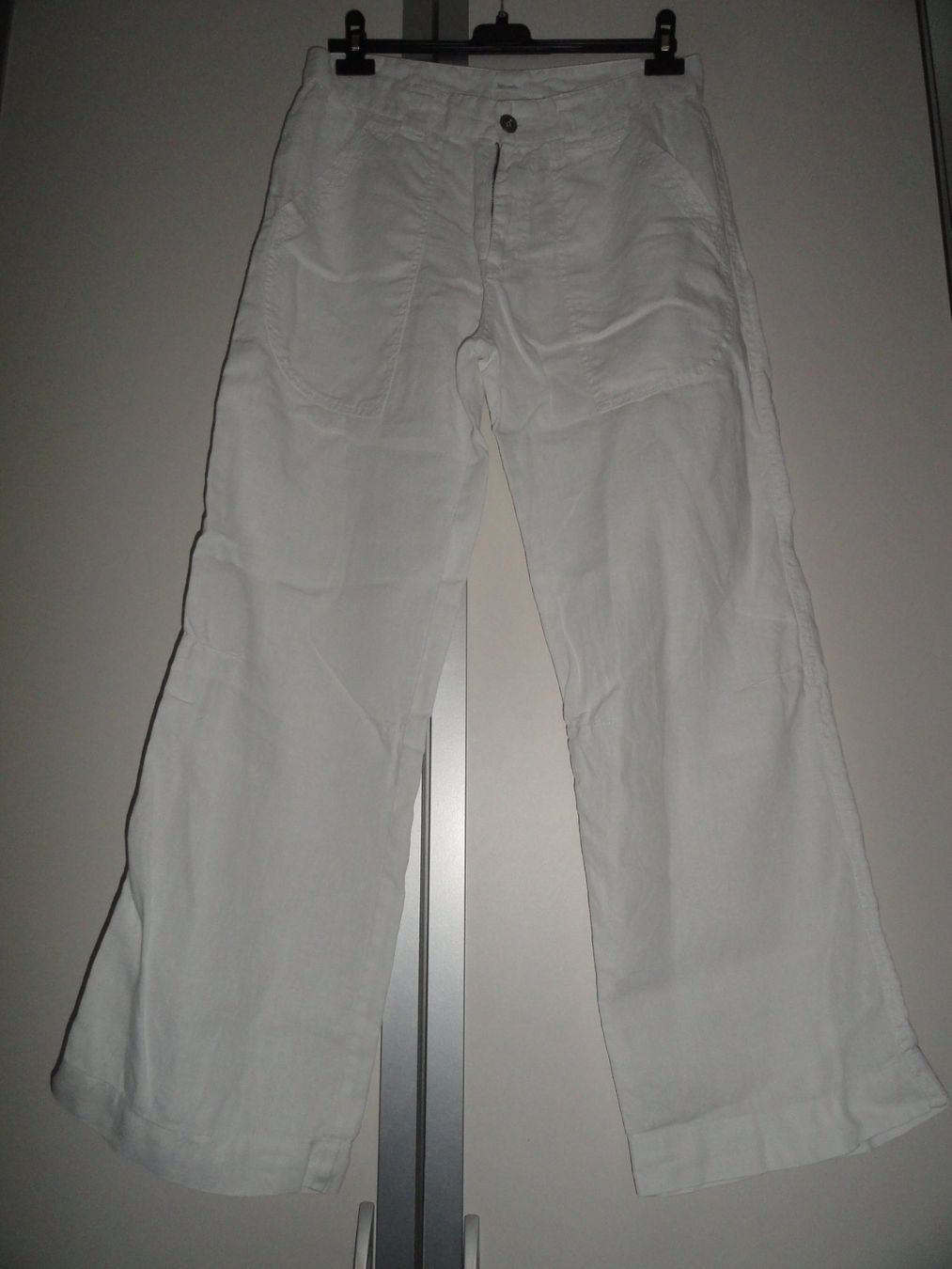 Pantaloni: SOFT GREY 100% LEINEN HOSE GR. 42 *** – Usato da Uetendorf venduto da bibibop