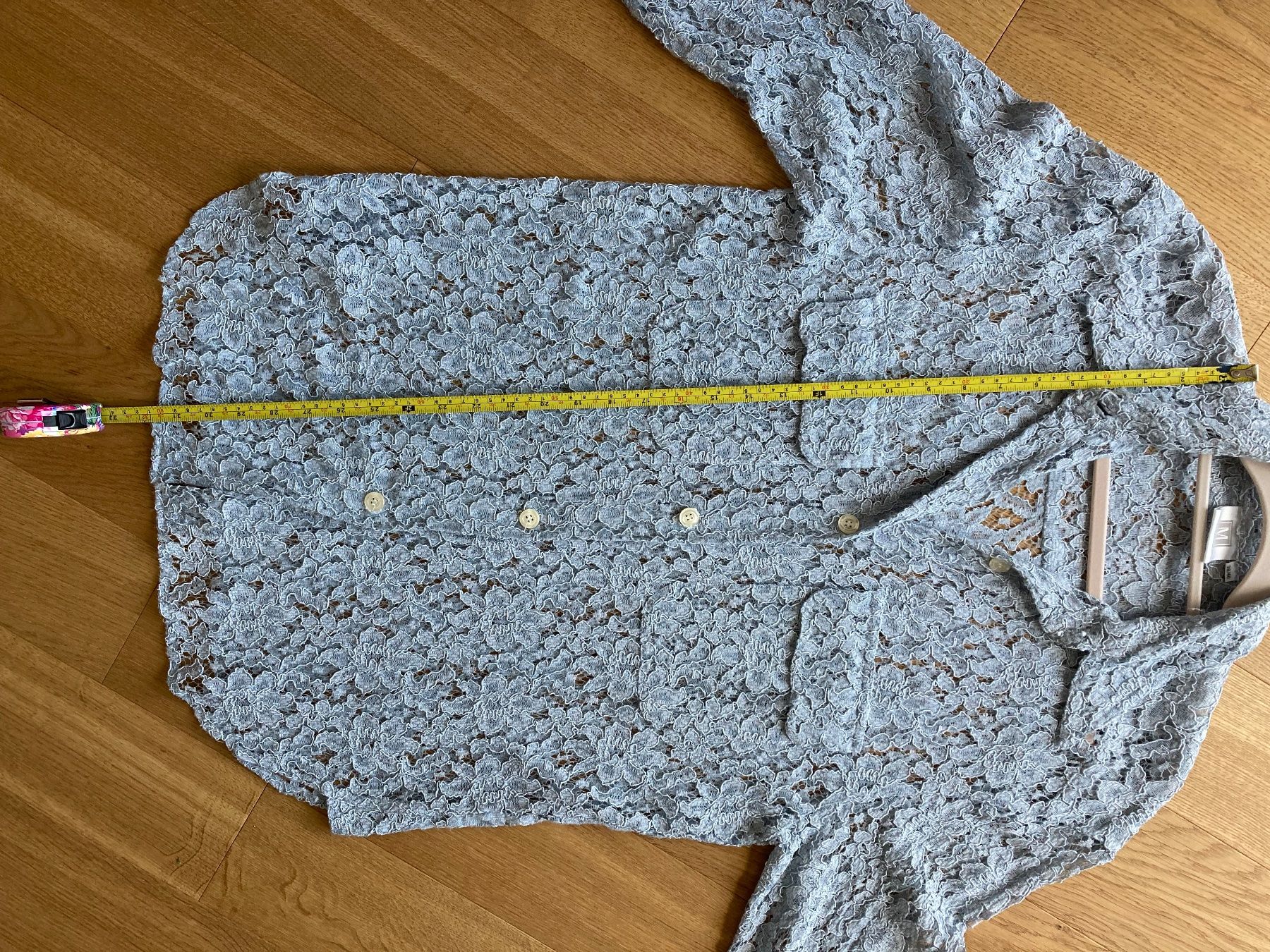 Camicette: hellblaue Spitzenbluse mit Top von Madeleine Gr. 38/40 – Nuovo (secondo la descrizione) da Grüt (Gossau ZH) venduto da Air8k3m 7