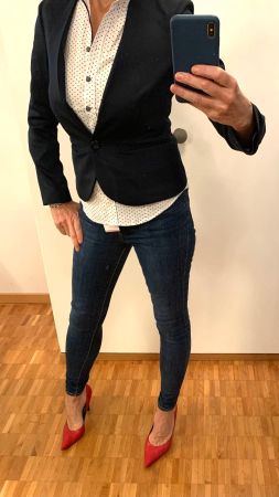 BLAZER Zara dunkelblau XS