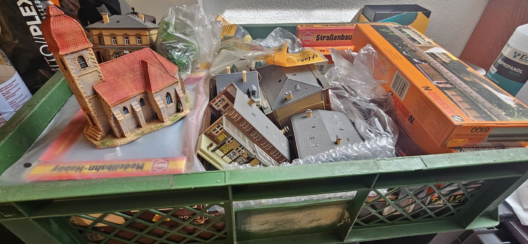 Arnold Modellini di ferrovie: Modelleisenbahn Konvolut Lot, Arnold, Faller, Fleischmann – Usato da Belp venduto da Ginus85 1