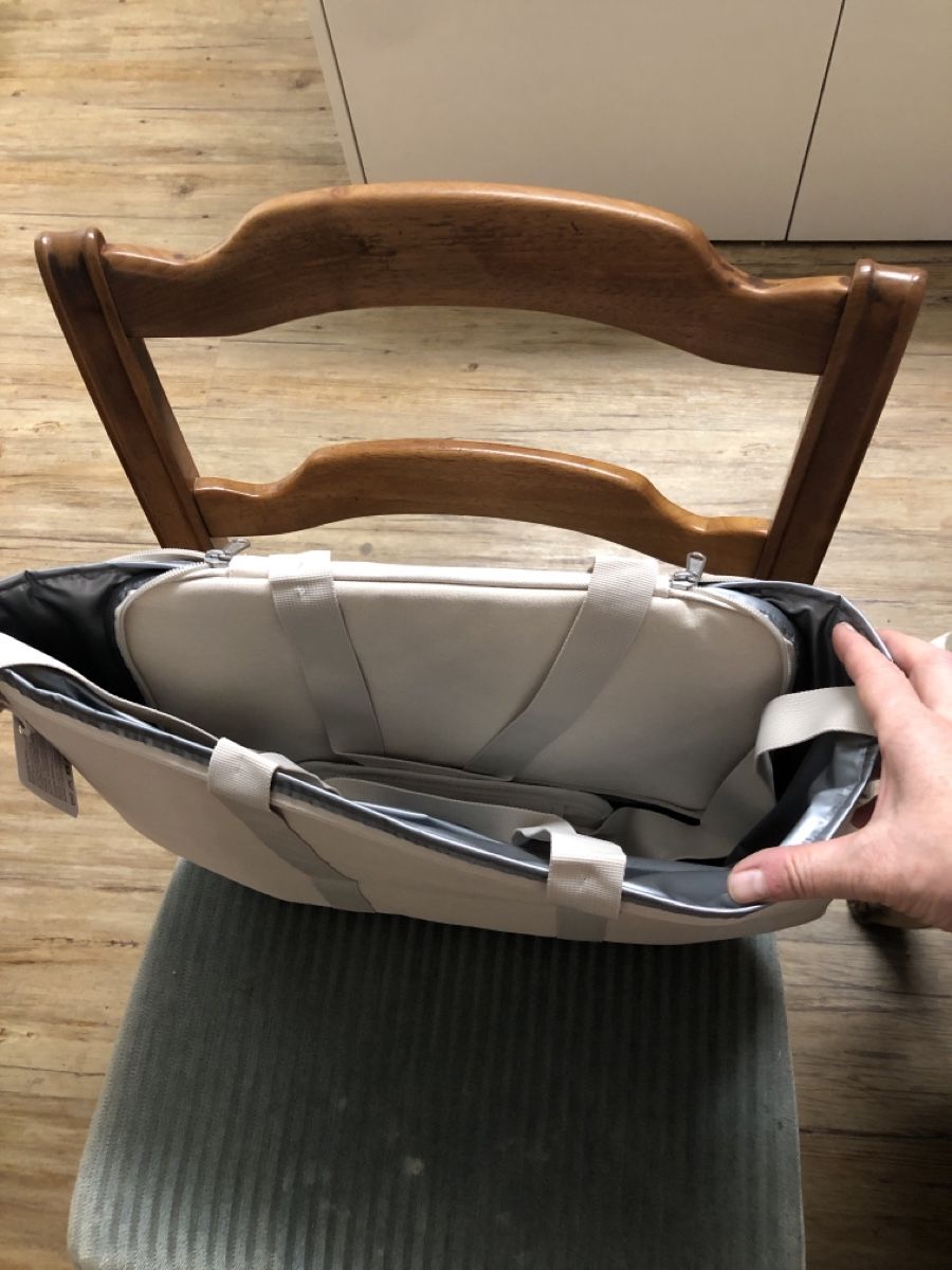 Taschen: Kühltasche beige Canvas mit Henkel – Neu und originalverpackt aus Zürich von sab_d82w 1