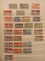 bel album avec petite collection de timbres Suisse oblitérés