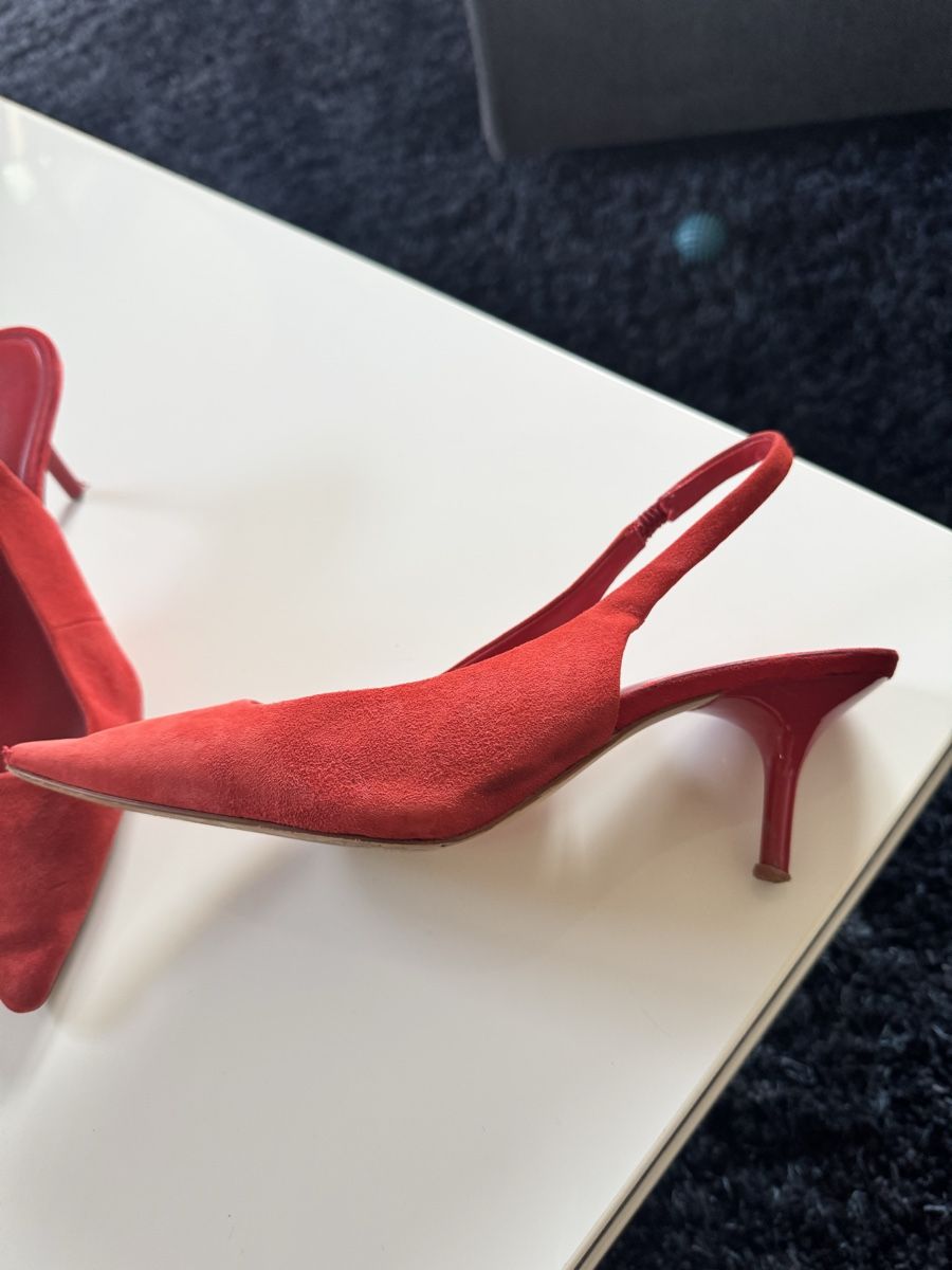 Mango Chaussures femmes: Mango Slingback Pumps, Red, Size 38, Used Condition – D'occasion à Baar par sal_g57c 4