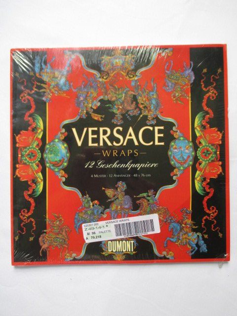 Carta: VERSACE Buch Verpackung Vintage Designs Geschenkpapier – Nuovo e nell'imballaggio originale da Wetzikon ZH venduto da freeze66north