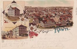 Flawyl AK Litho 1902 von Künzli Zürich N.2554