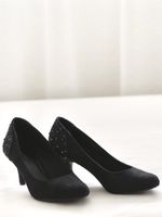 Schwarze Pumps mit Nieten, Graceland, Gr. 36