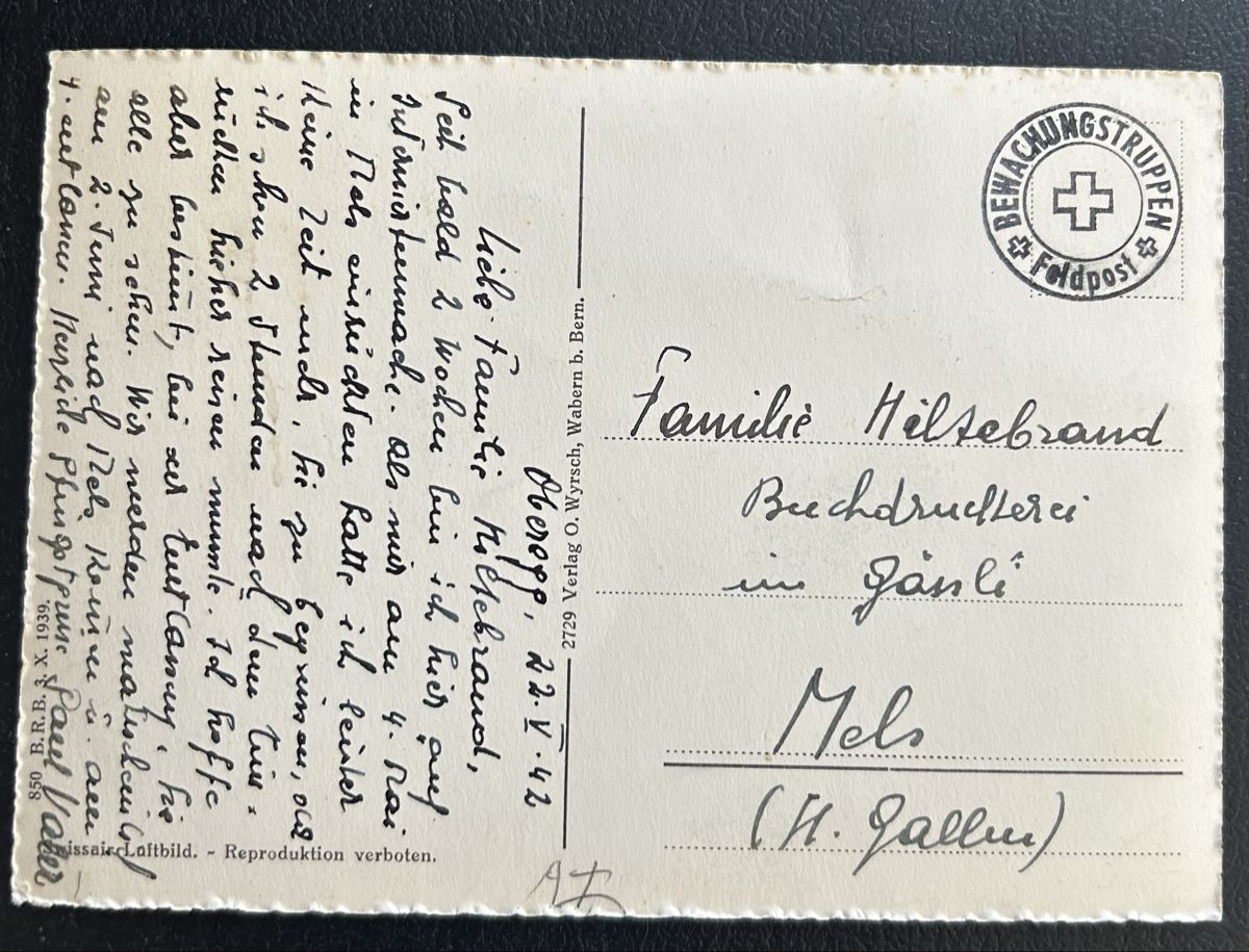 Cartoline postali: Flugaufnahme Oberegg  – Usato da Horw venduto da Tellbub 1