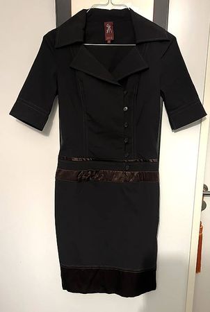 Schwarzes Kleid von Sonja Kiefer Grösse 36