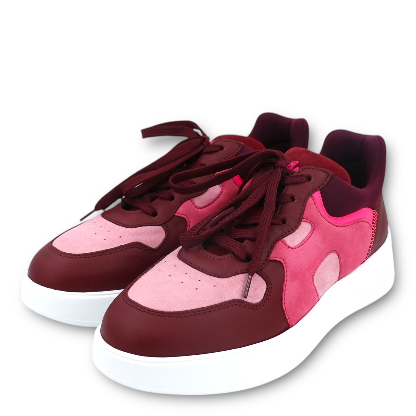 Hogan Scarpe da donna: Hogan H562 Sneaker Rot/pink Gr. 38 – Nuovo (secondo la descrizione) da Binningen venduto da Designerlabels