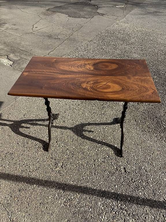 Tavoli: Petite table de bistrot en noyer – Usato da Arnex-sur-Orbe venduto da Tutu1037 3