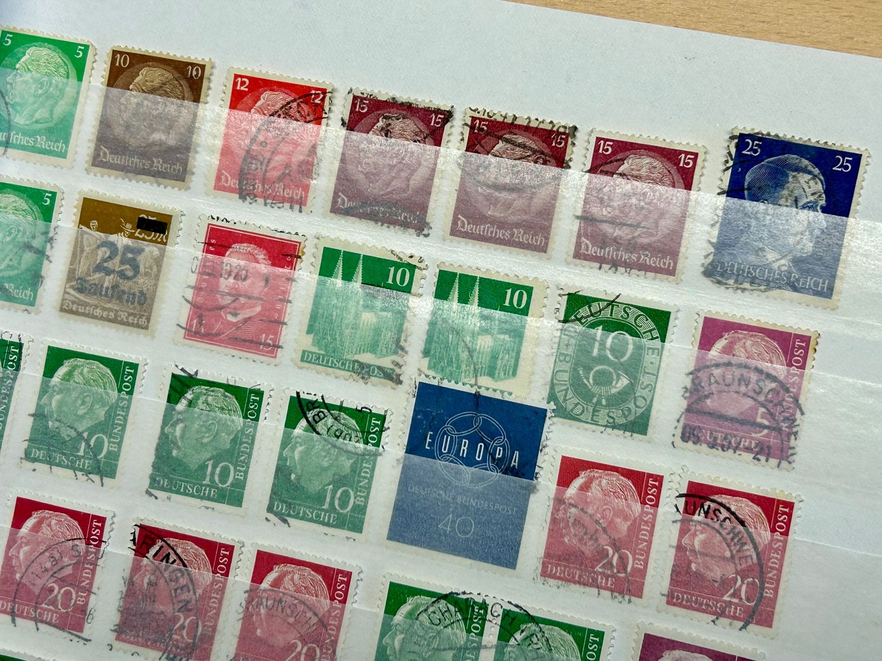 Tutti i francobolli: Briefmarken Deutsches Reich, BRD, DDR – Usato da Braunau venduto da Duczelli